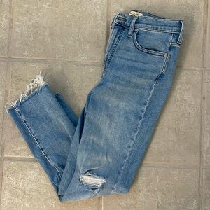 MADEWELL RAW HEM DENIM JEANS